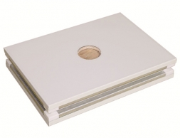 手工单波镁岩棉净化板