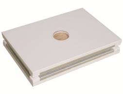 手工单波镁岩棉净化板